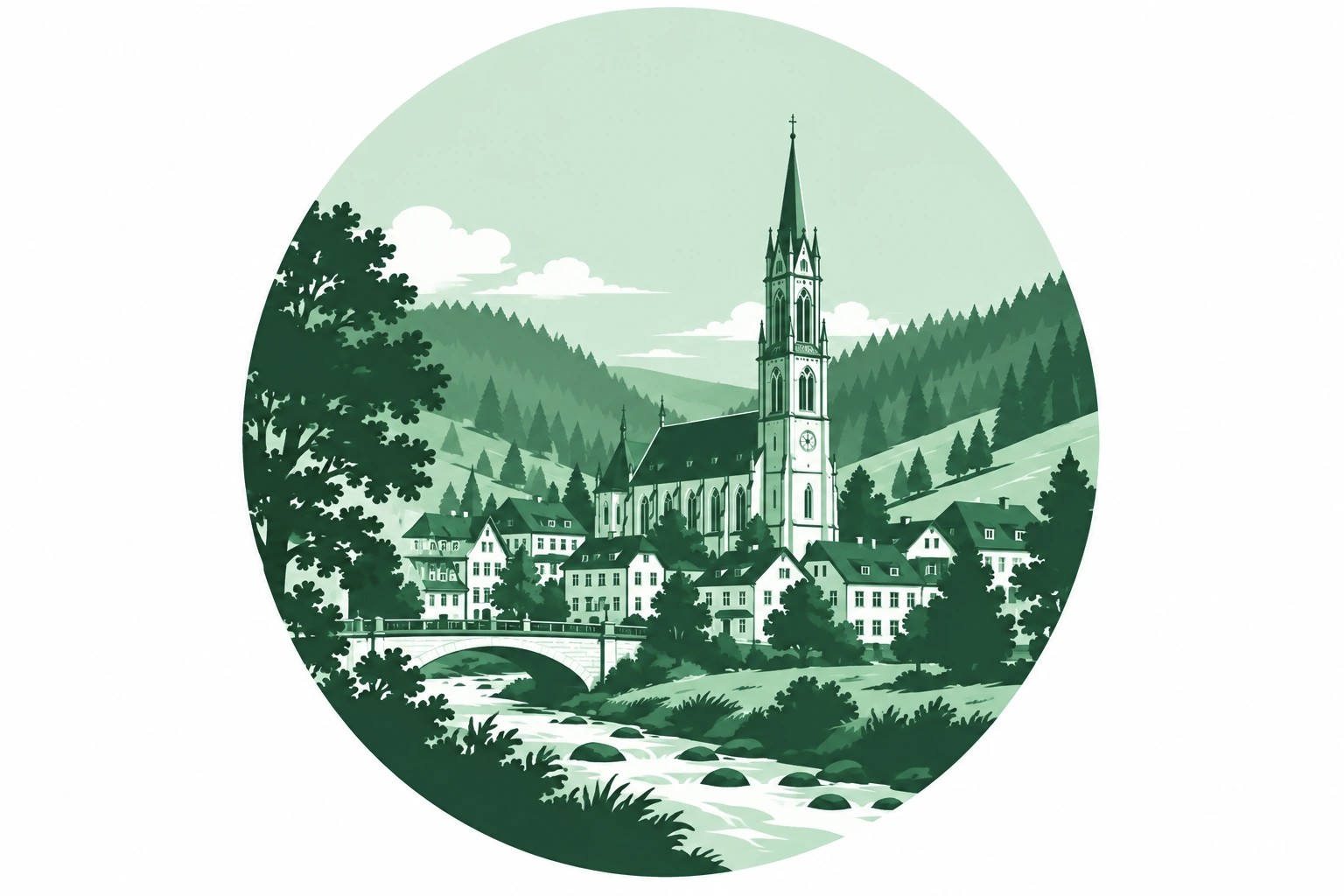 Grafische Darstellung von Schönau im Schwarzwald